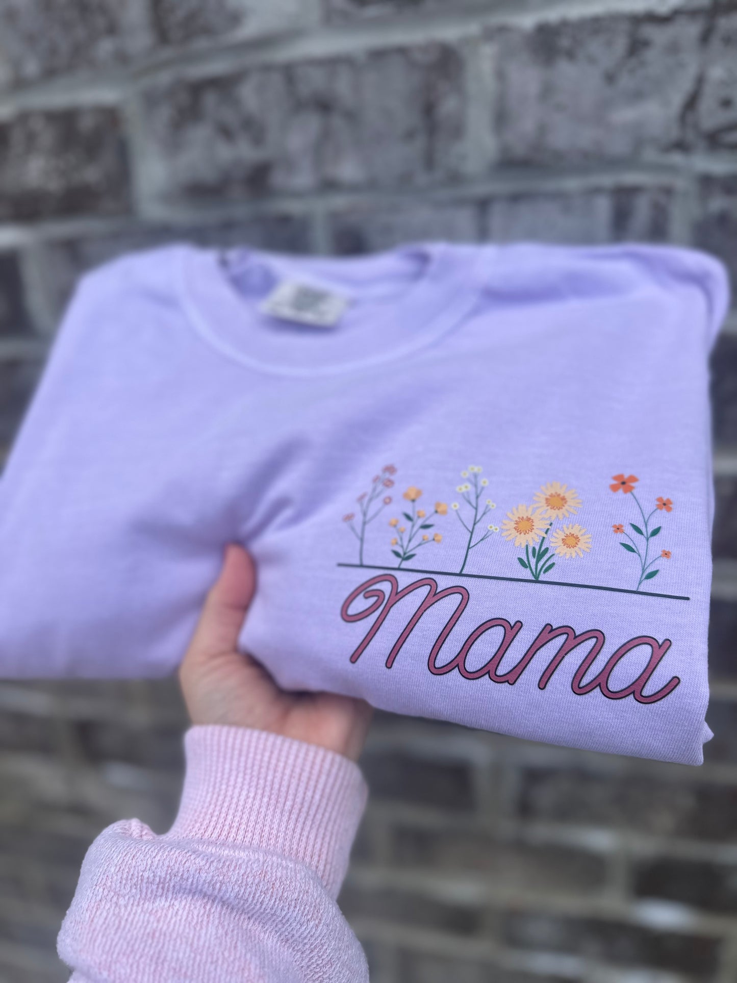 Custom Mama Floral Tee