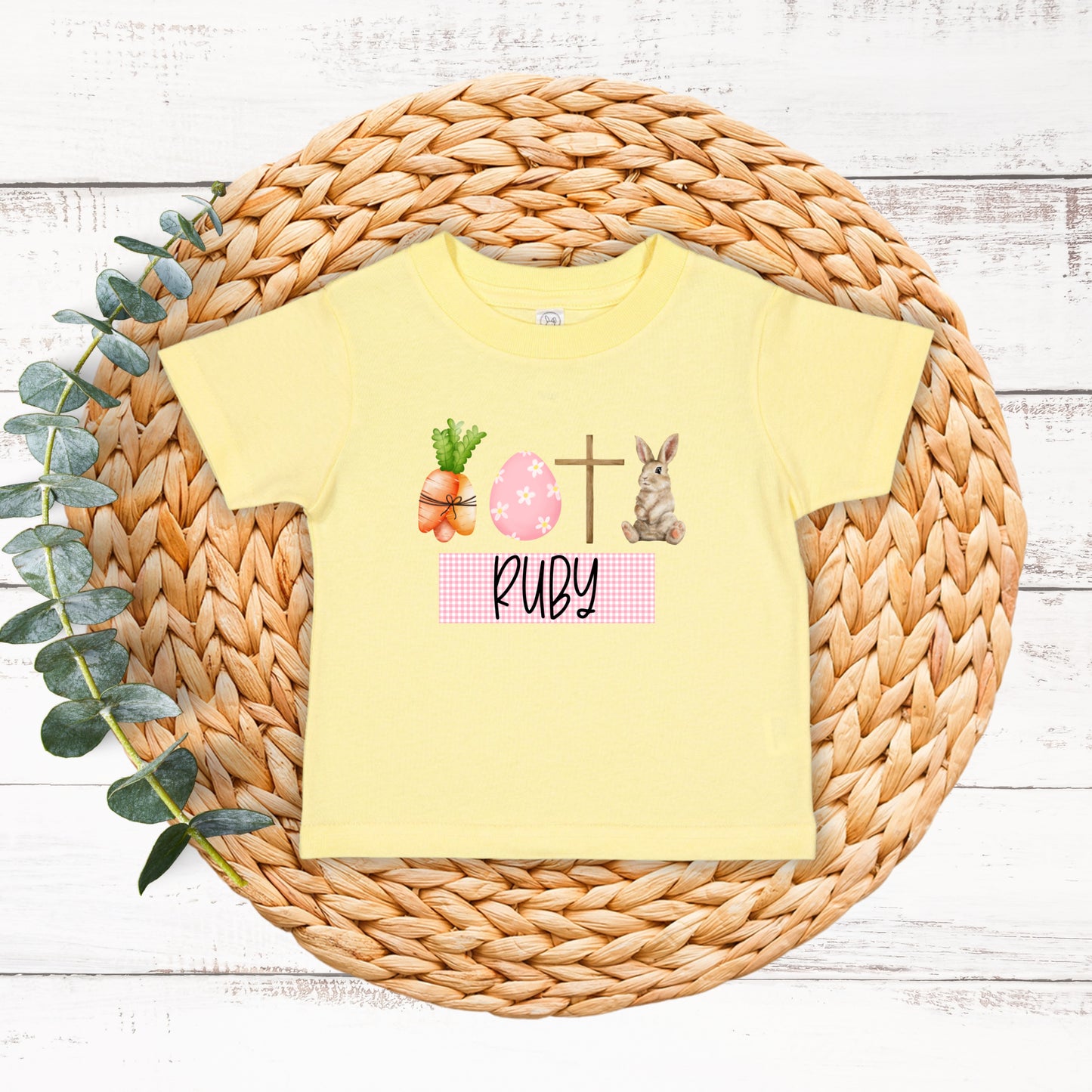 Girly Watercolor Easter Tee