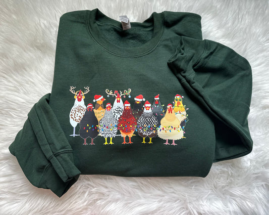 Christmas Chickens Tee