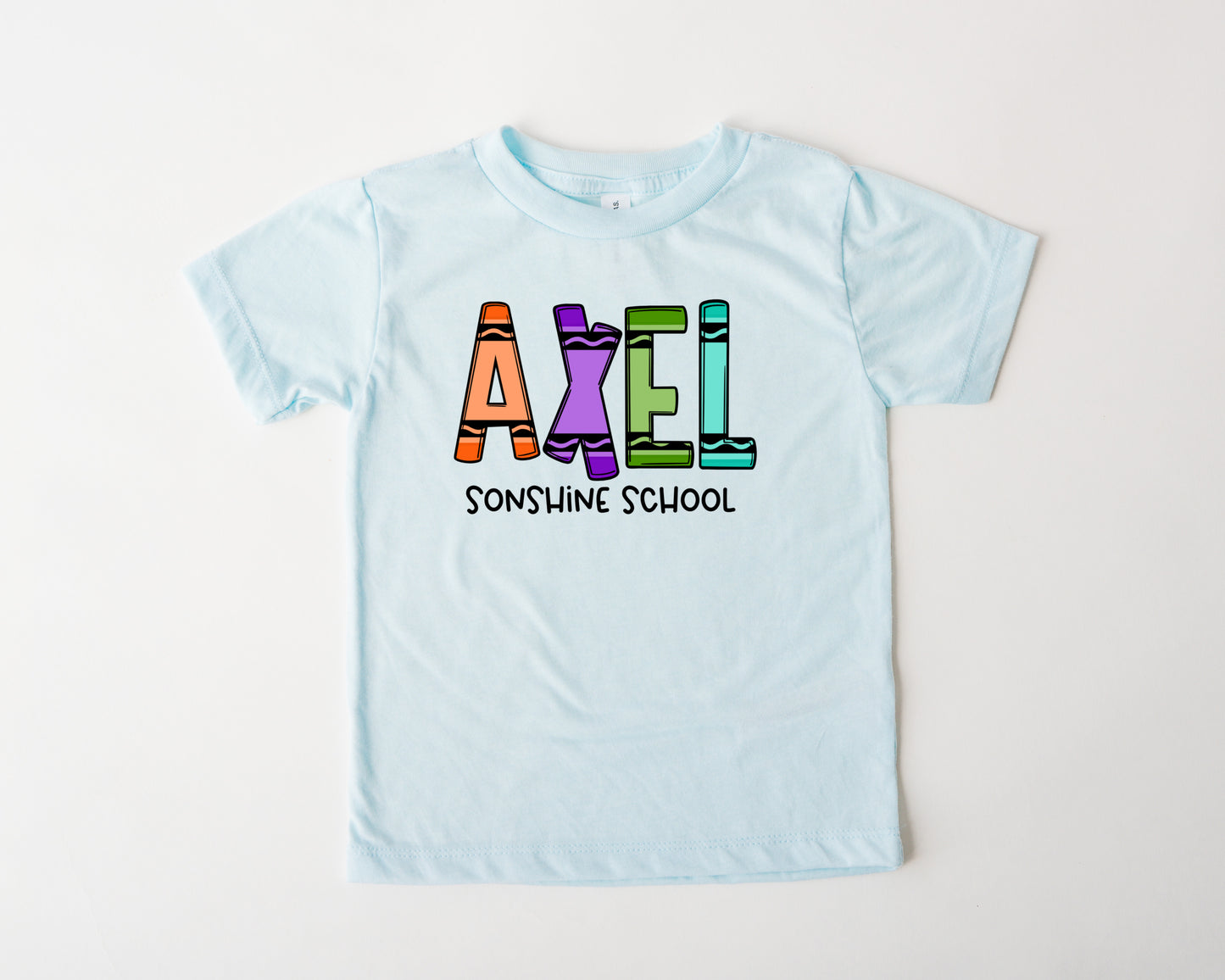 Custom Crayon School Tee