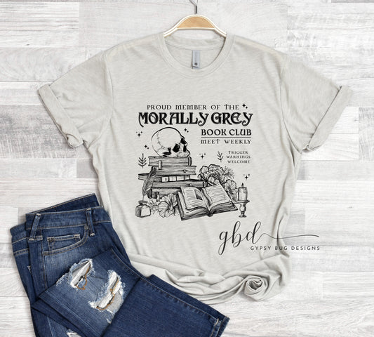 Morally Grey Book Club Tee