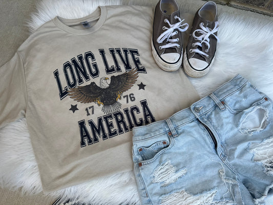 Long Live America Vintage Tee