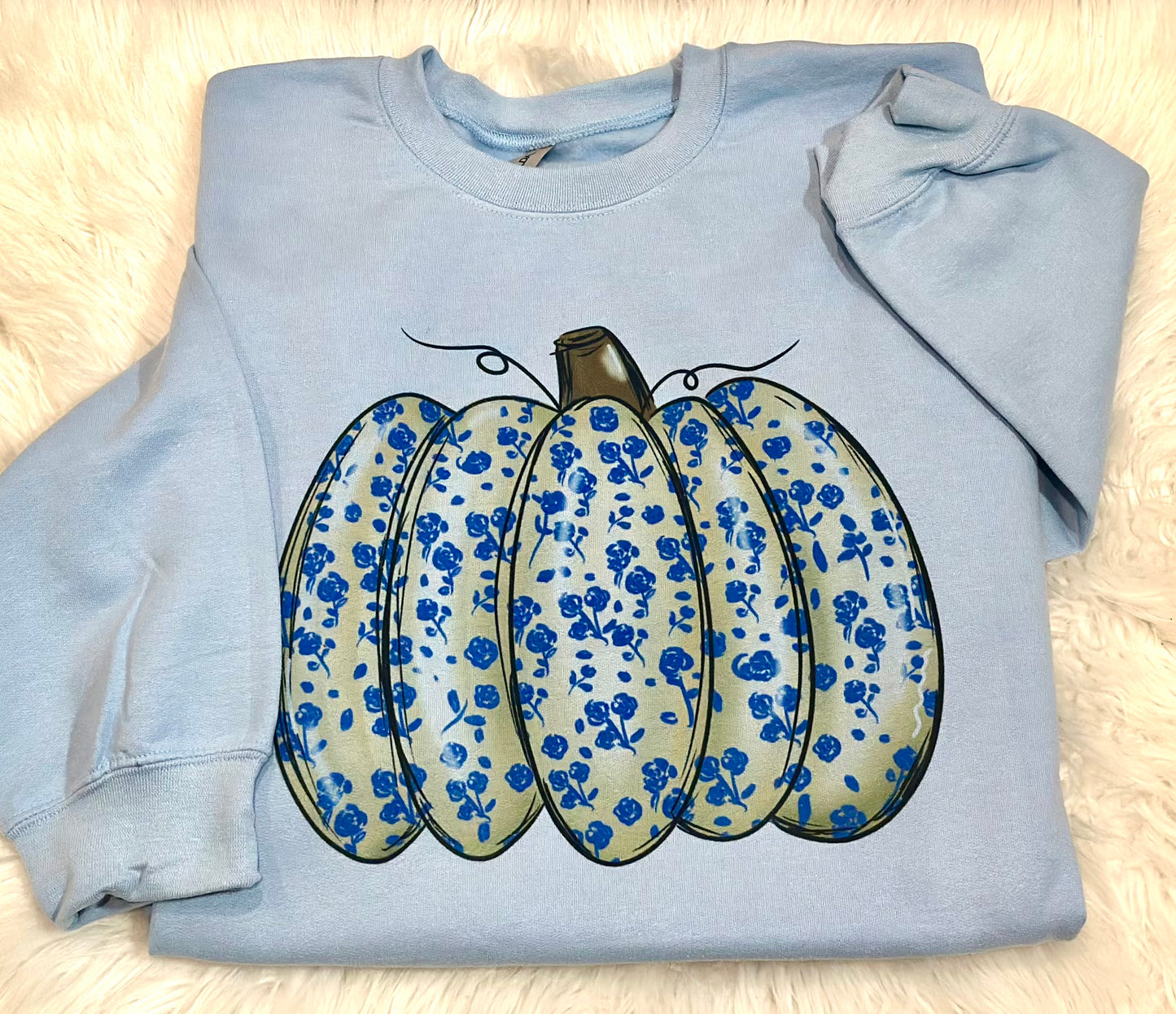 Chinoiserie Pumpkin Sweatshirt