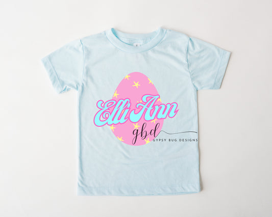 Easter Egg Custom Name Tees