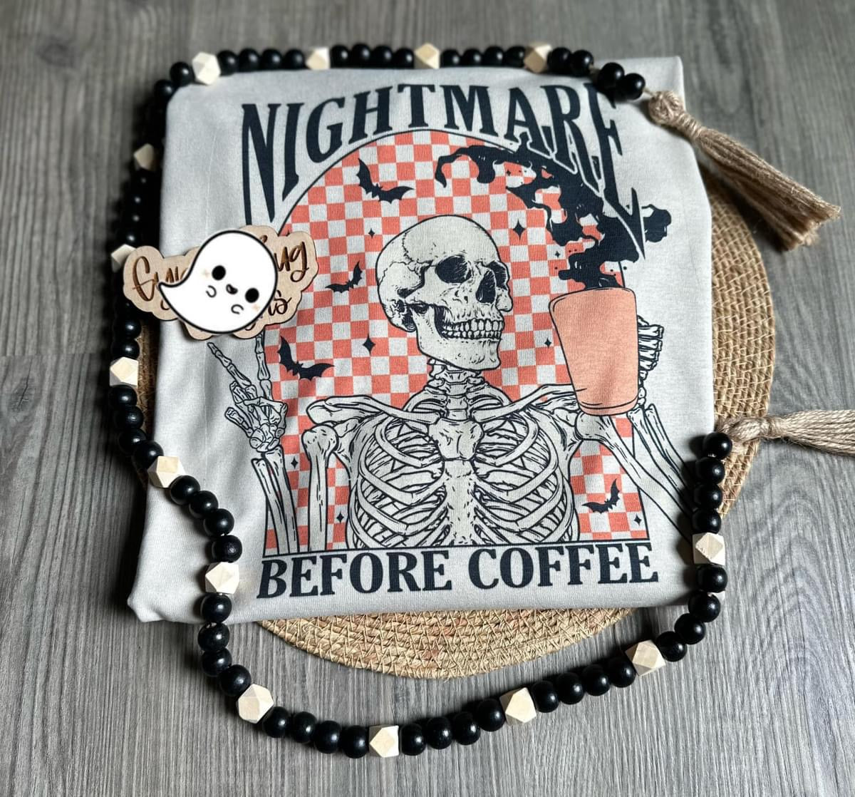 Nightmare Before Coffee Tee