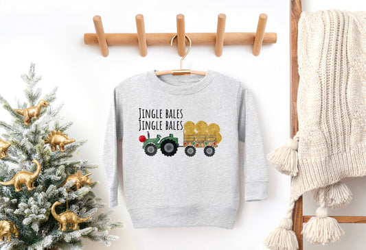 Christmas Tractor Jingle Bales Tee