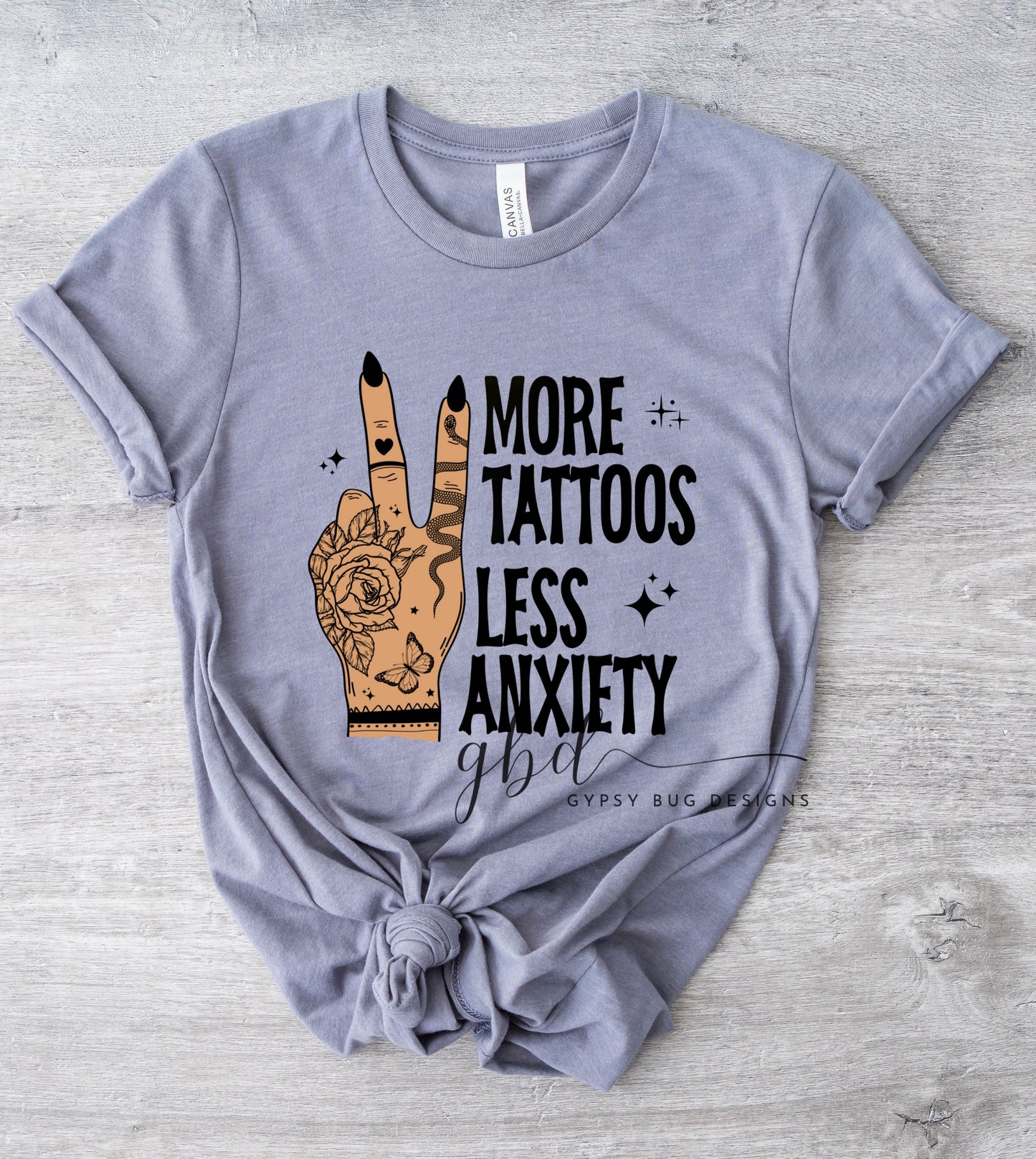 More Tattoos Less Anxiety Tee