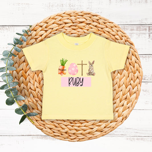 Girly Watercolor Easter Tee