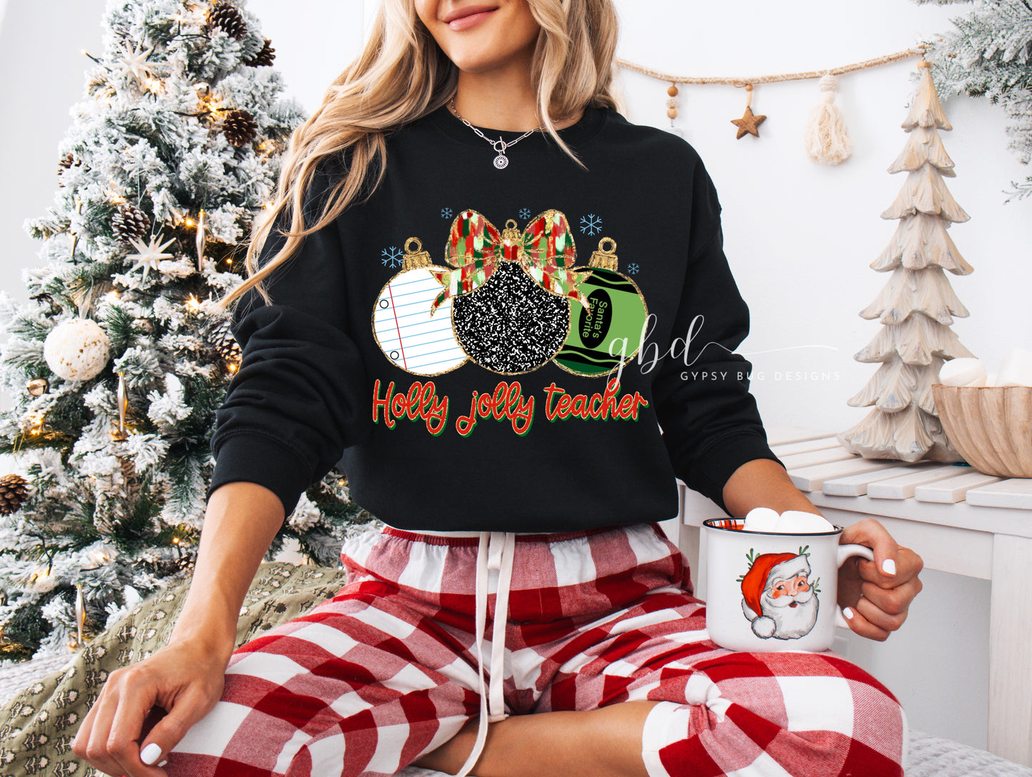 Holly Jolly Teacher Tee