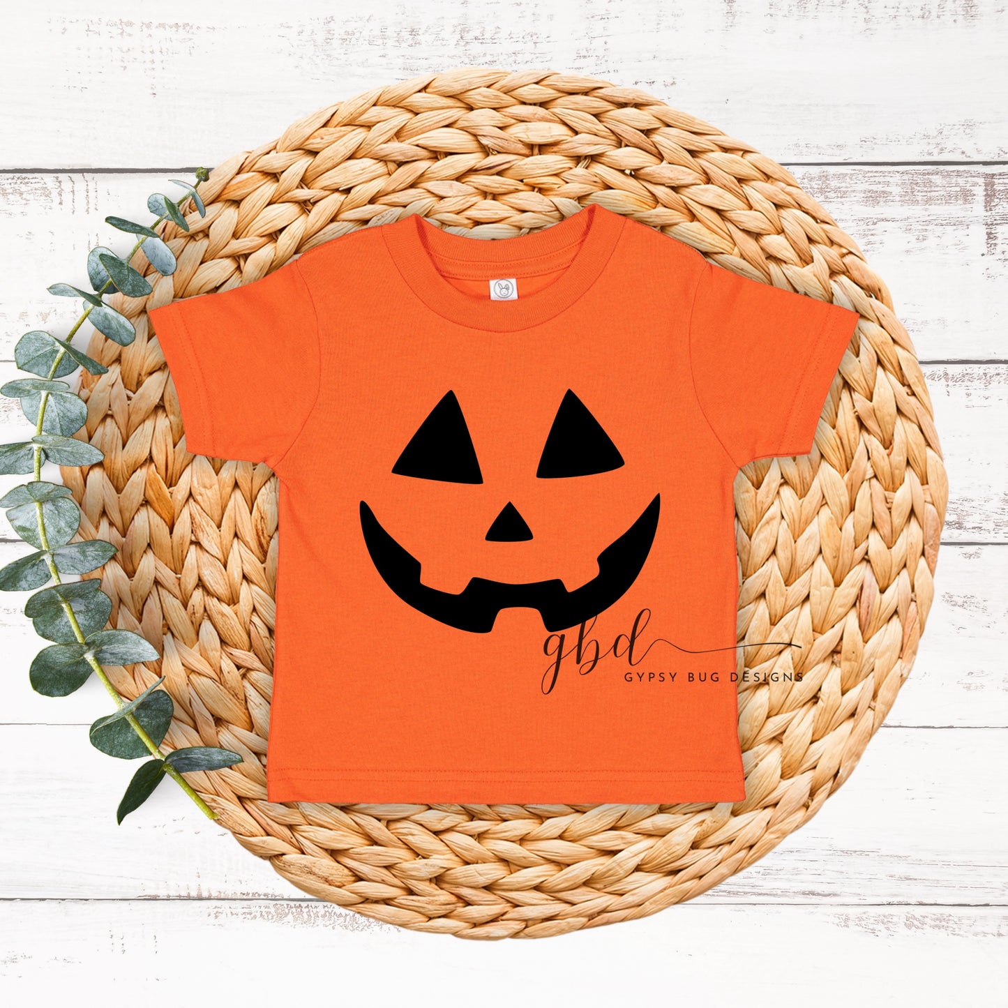 Kids Pumpkin Face Tee