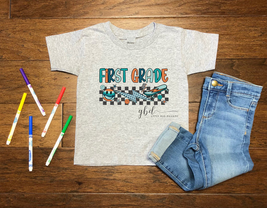 Boys Retro Back to School Tee