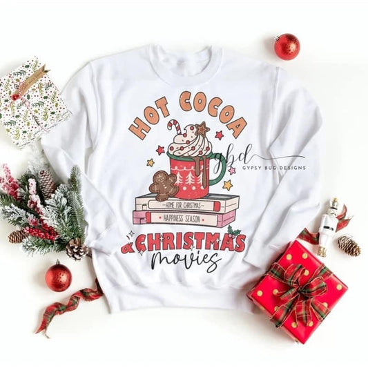 Hot Cocoa & Christmas Movies Tee