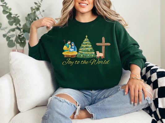 Vintage Joy to the World Sweatshirt