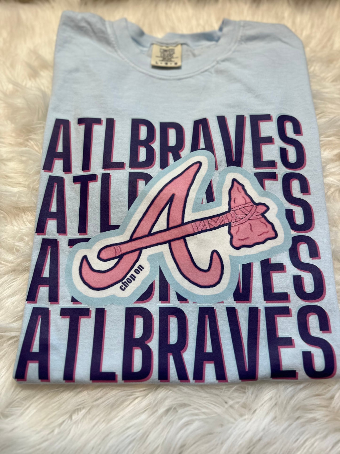 ATL Braves Pink Remix Tee