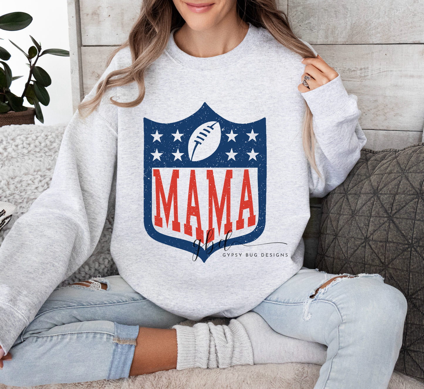 N F L Logo Mama Sweatshirt