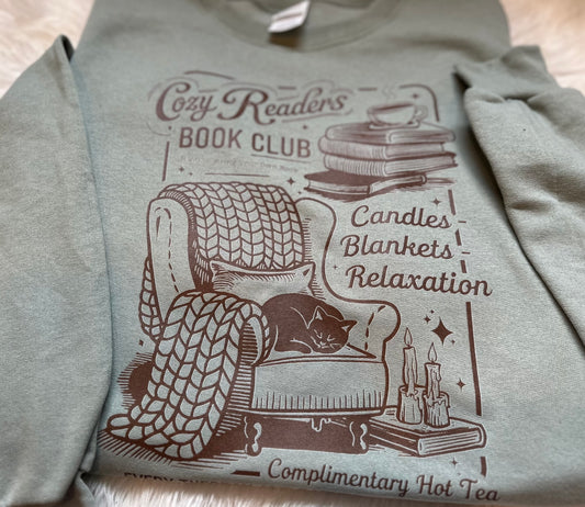 Cozy Readers Book Club Sweatshirt