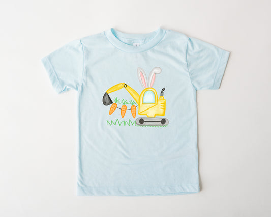 Excavator Easter Tee