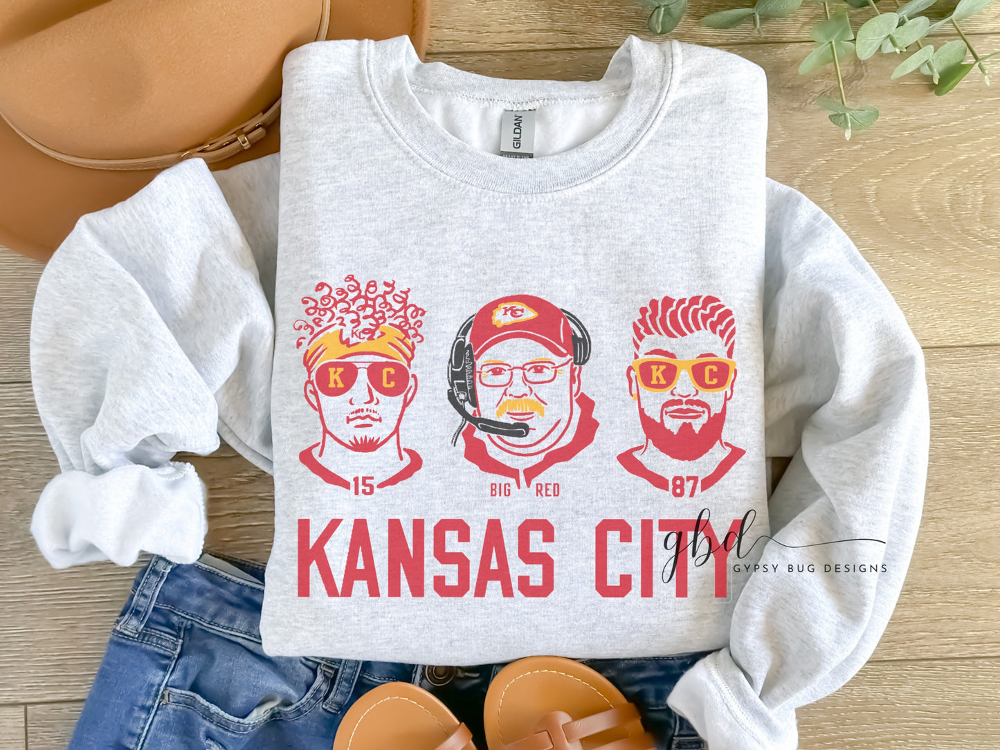 Chiefs Mahomes Kelce Trio Tee