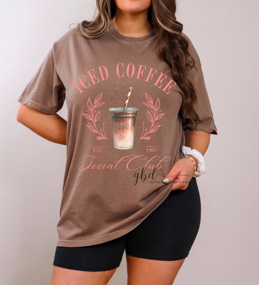 Iced Coffee Social Club Coquette Tee