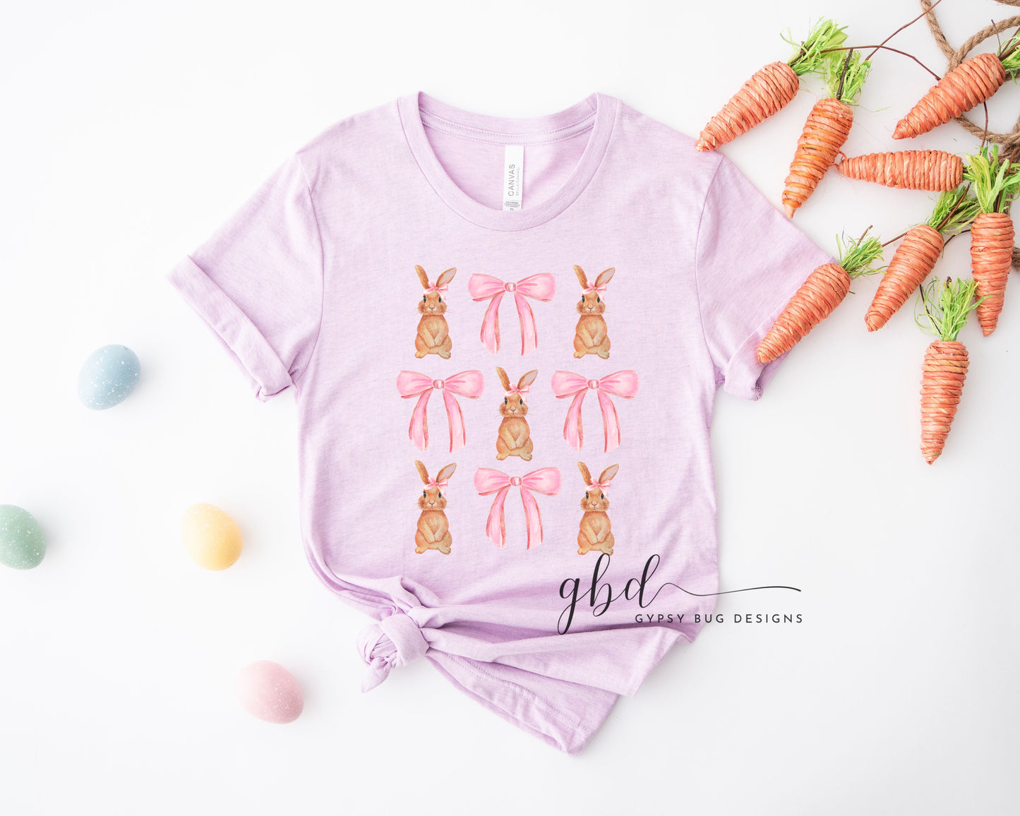 Coquette Bows Bunny Tee